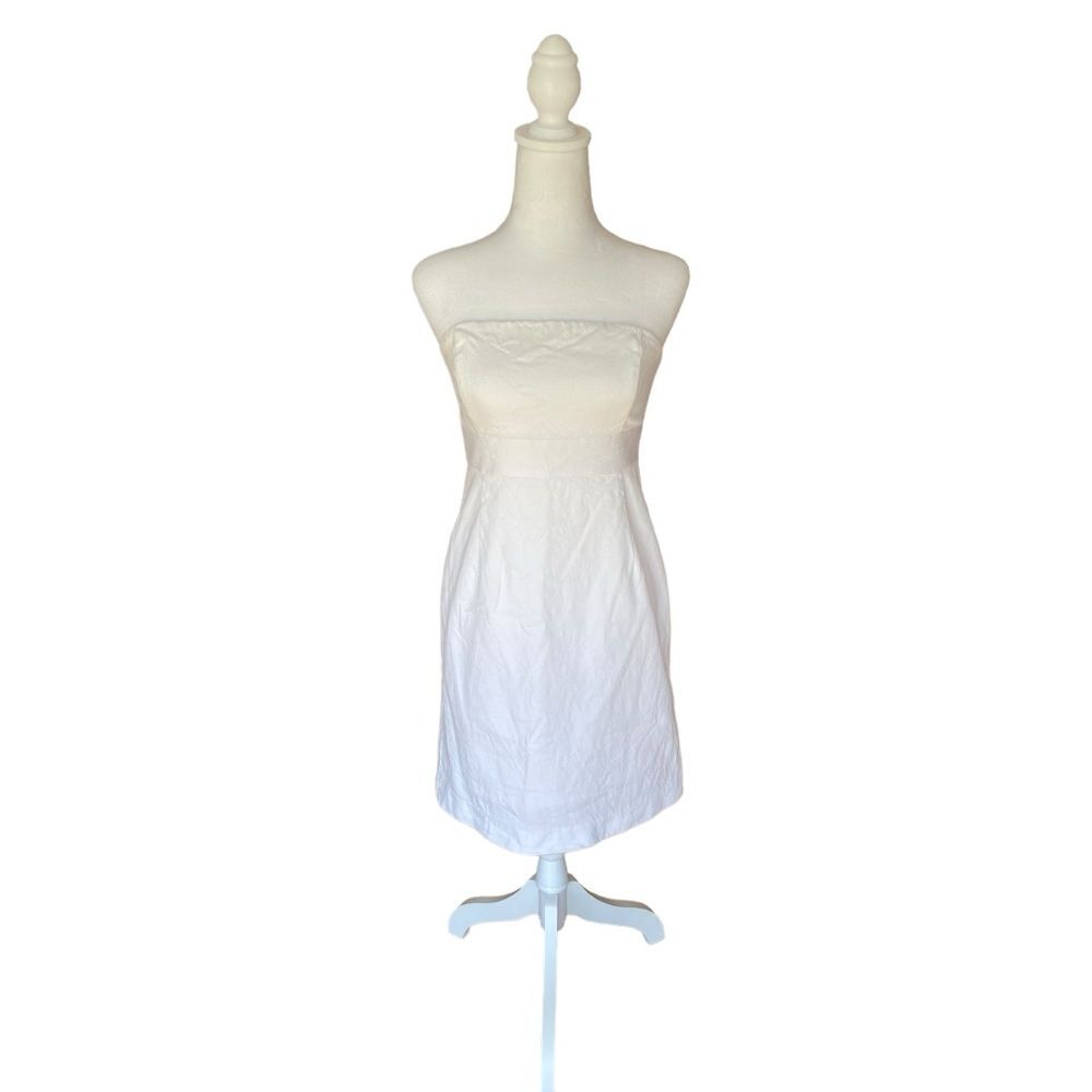 Vineyard Vines White Strapless Mini Dress Womens Size 0 NWT